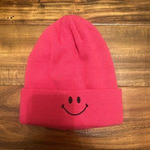 Hot pink beany